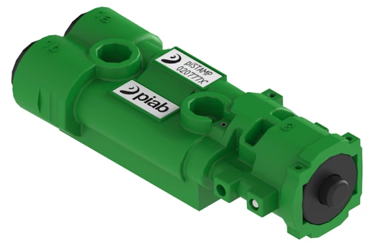 0212891派亞博分布式真空發(fā)生器piSTAMP Enhanced Blow-Off COAX® MICRO Ti05-2x2, 6-6 mm-派亞博吸盤piab發(fā)生器