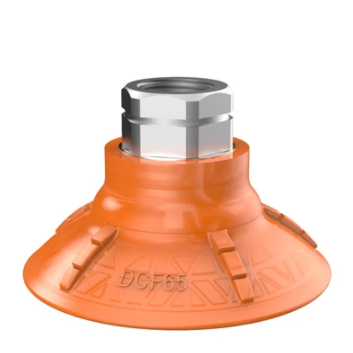 0206535派亞博吸盤 DCF65P,聚氨酯60,3/8寸NPT內(nèi)螺紋,帶篩網(wǎng)過濾器-派亞博吸盤派亞博多層波紋吸盤