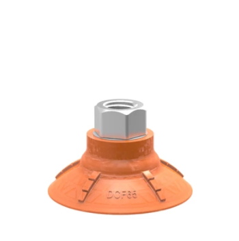 0209185派亞博吸盤Suction cup DCF65P Polyurethane 60 G3/8寸female with mesh filter,17mm thread-派亞博吸盤派亞博多層波紋吸盤