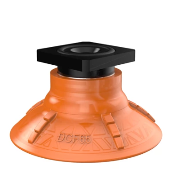 0206539派亞博吸盤DCF65P,聚氨酯60,T型槽,帶篩網(wǎng)過濾器-派亞博吸盤派亞博多層波紋吸盤